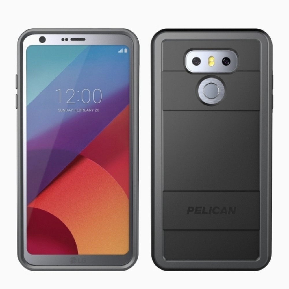 Pelican Protector LG G6 Case - Black/Light Grey New in Box